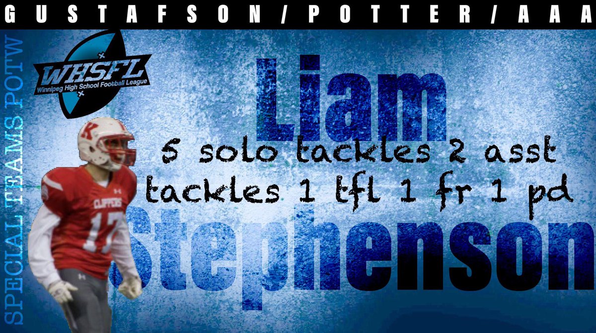 The_WHSFL's tweet photo. Congrats to our week three Div 1 POWs! https://t.co/dTkakcO42B