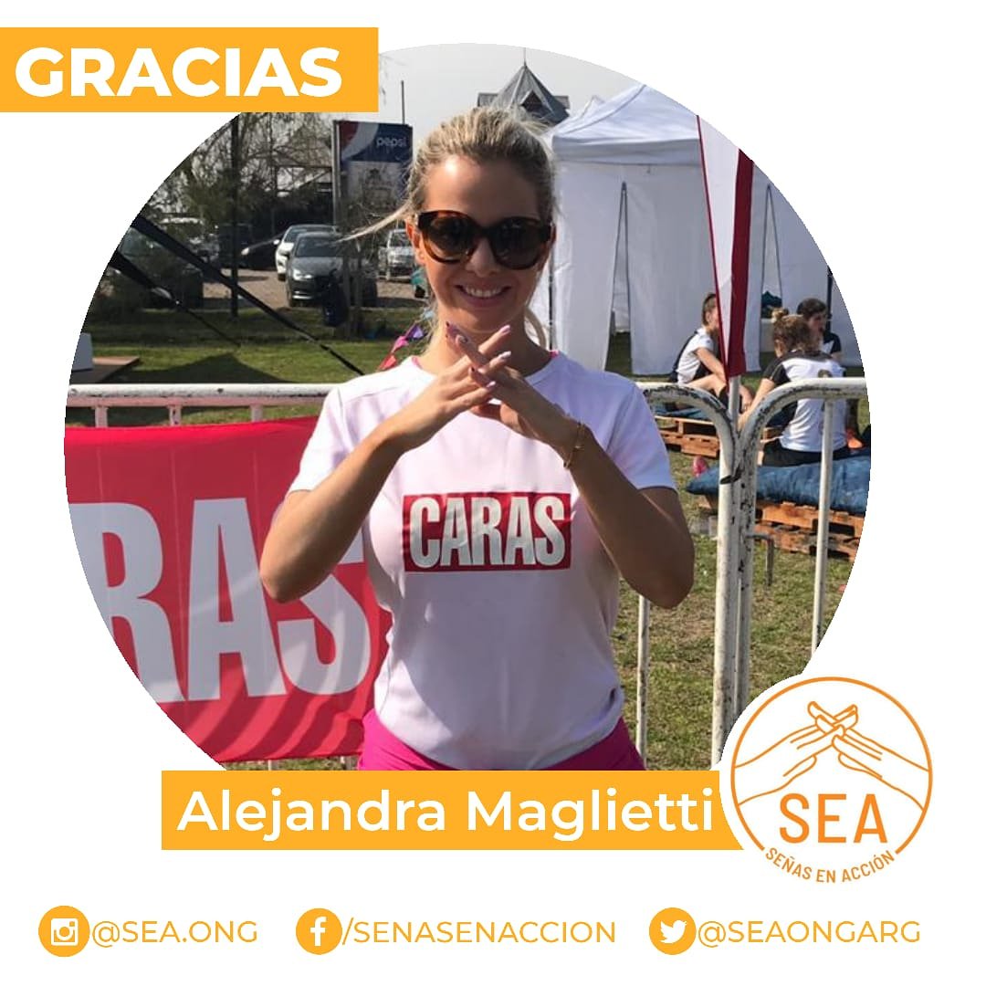Gracias <a href="/alemaglietti/">Alejandra Maglietti</a> por apoyar a SEA Señas en Acción! .
.
#lsa #comunicacion #inclusion #personas #lenguadeseñasargentina #señasenaccion #lsa #lenguadeseñas #lenguadeseñasargentinas #lsa #comunicacion #inclusion #personas #lenguadeseñasargentina #señasenaccion <a href="/sea/">Sean McCann</a>.ong