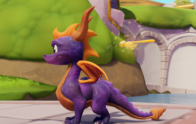 Not much time for art lately, so I made myself a #Spyro skin with edited co...