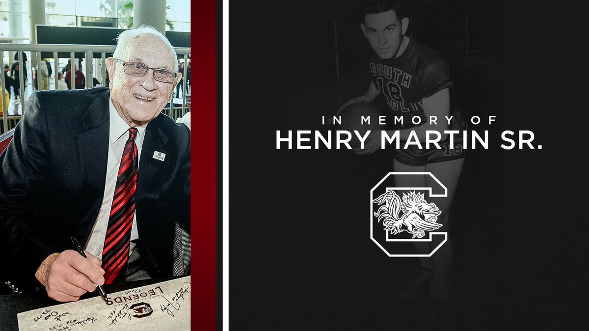 GamecockMBB's tweet photo. #Gamecocks mourn the passing of basketball great Henry Martin Sr. 

🔗: https://t.co/LL2gacLjmr https://t.co/HFCwB1W6Op