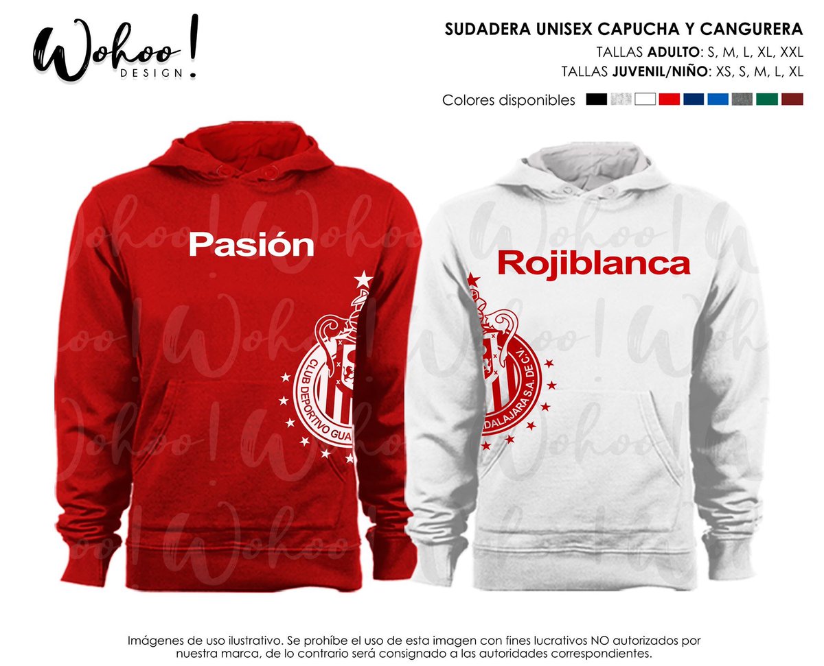 sudaderas de las chivas