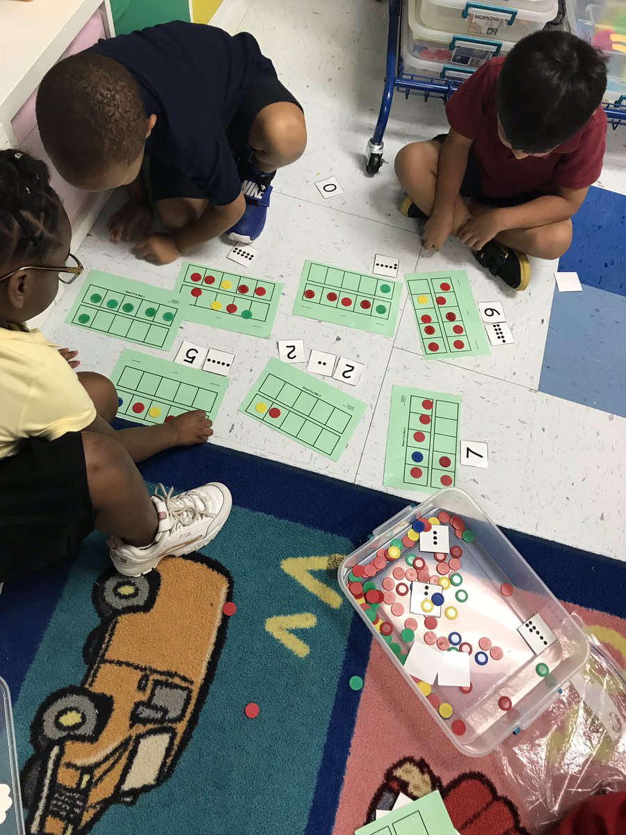 DavisBTW_Kinder's tweet photo. Math centers sure are fun! @BookerTWashElem #iamwfisd https://t.co/rBc8fUl8kM