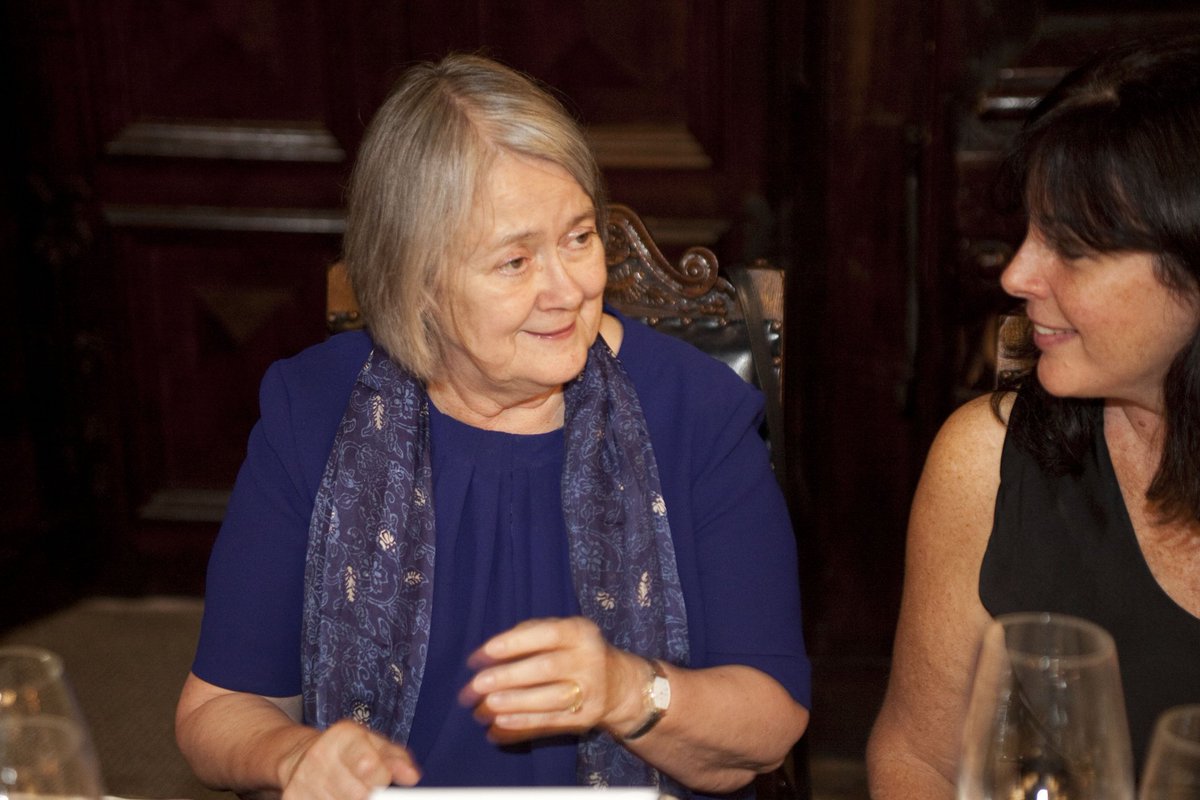CathyAshley's tweet image. Two remarkable legal women -#LadyHale with Bridget Lindley at the @FamilyRightsGp 40th anniversary dinner.