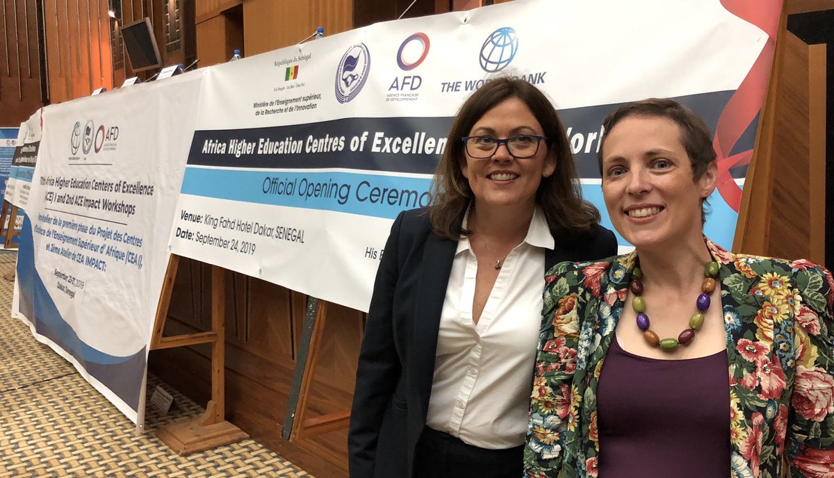 emilyarobin's tweet photo. Incredible day in Dakar with leaders of West African universities &amp; directors of African Centres of Excellence. Honored to be here on behalf of @CASE_Europe as a @WorldBank expert &amp; representative of @INSEAD.
@aau_67 @AFD_en @AFD_France 
#INSEADforGood https://t.co/CyqBJFrbNE