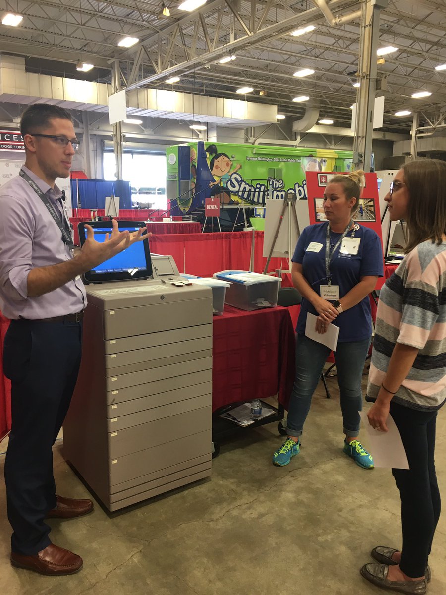 Happening now #JAEduSpark where educators are learning about in-demand careers &amp; how to best prepare students for the future of industry in Indiana. Thank you <a href="/JACentralInd/">JA Central Indiana</a> for putting together a great event! <a href="/jones_flora/">Ms. Flora Jones!</a>