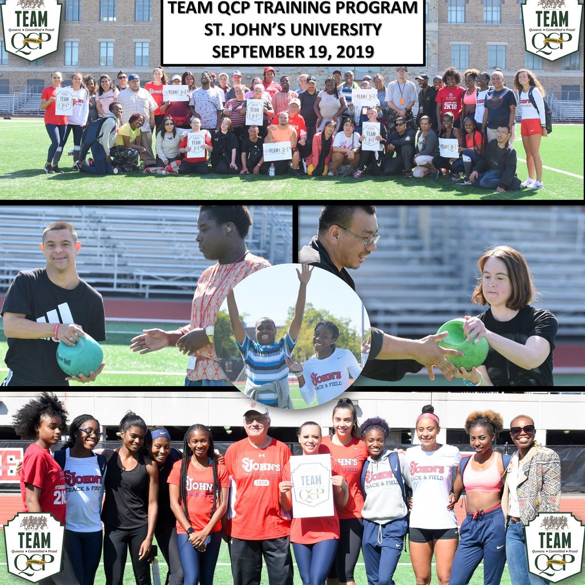 QueensCP's tweet photo. #TeamQCP includes a running program for @QueensCP individuals. The program started 9/19. Individuals from our Bellerose and Jamaica programs worked with the @StJohnsU Women’s Track club. Thanks to Coaches John McCree and John Hurt.
Support Team QCP: https://t.co/XCCXA6c3mS https://t.co/1MHPGwfSRK