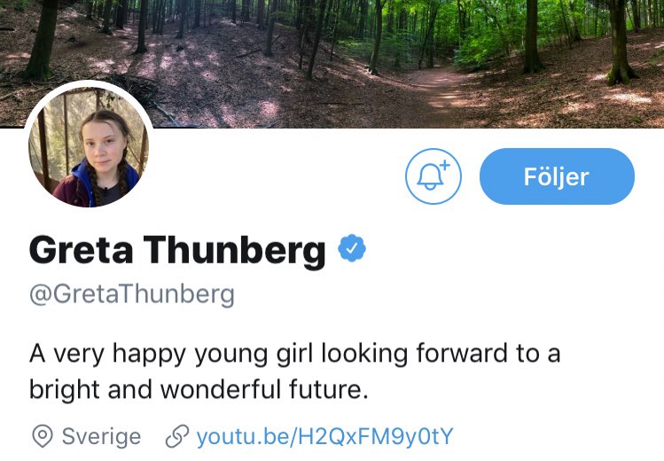 dunkels's tweet photo. Uttrycket att vinna internet fick just ett innehåll. 🌍❤️ Greta! https://t.co/93O82DPt2D