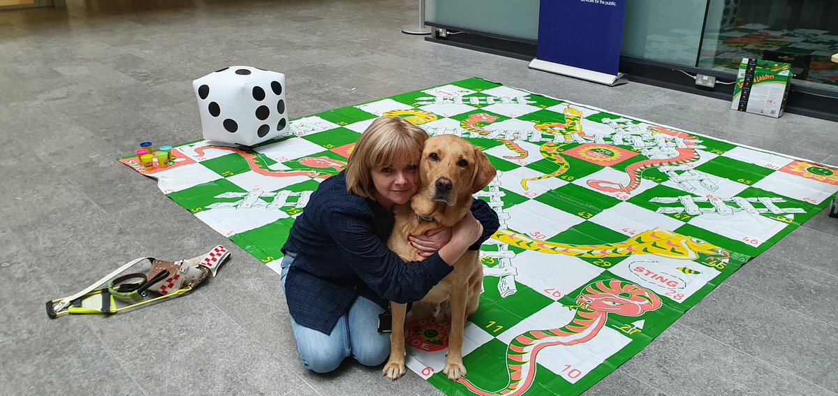 Jo-Ann Moran (@jmoran44713529) on Twitter photo As part of #NIW2019 , we played snakes and ladders with an inclusive twist.  Even Dual Purpose Working Dog, Ike, got involved - let’s just say, the blow up dice required a ‘repair’ job! Such great fun 😍 <a href="/CivilServiceDI/">Civil Service Diversity and Inclusion</a> As part of #NIW2019 , we played snakes and ladders with an inclusive twist.  Even Dual Purpose Working Dog, Ike, got involved - let’s just say, the blow up dice required a ‘repair’ job! Such great fun 😍 <a href="/CivilServiceDI/">Civil Service Diversity and Inclusion</a>