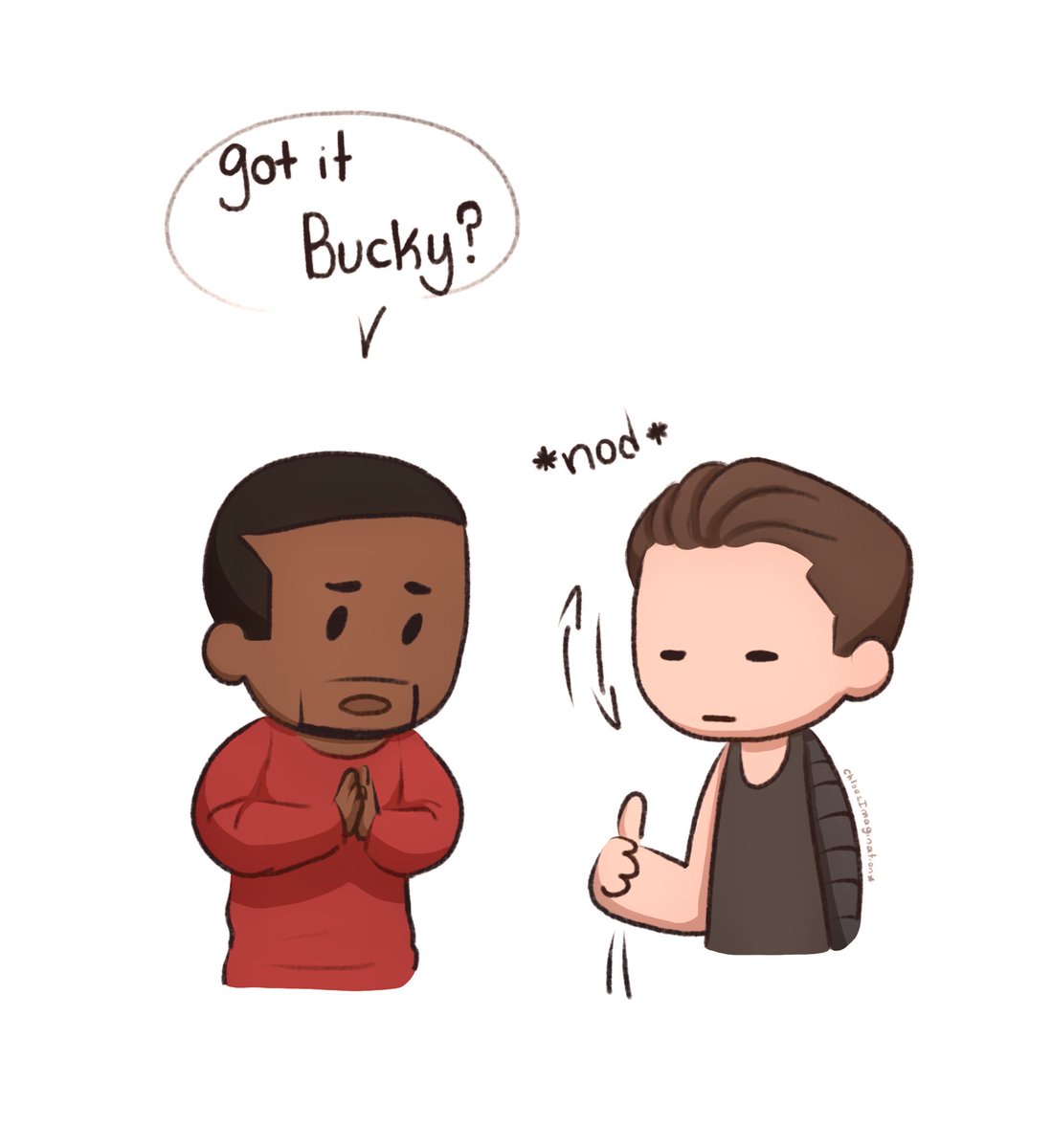 ✨They can always find other ways to communicate✨
#falconandwintersoldier