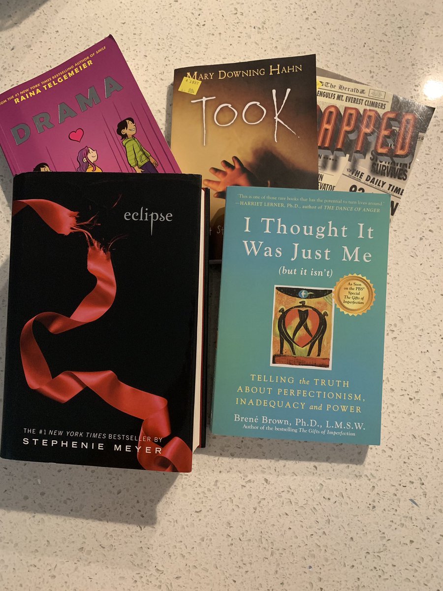 edu_bishop's tweet photo. Y’all, this book haul from Goodwill made me so happy after a long day! Each book was just 99 cents. The Brene Brown is for me! https://t.co/mArVRtSTht