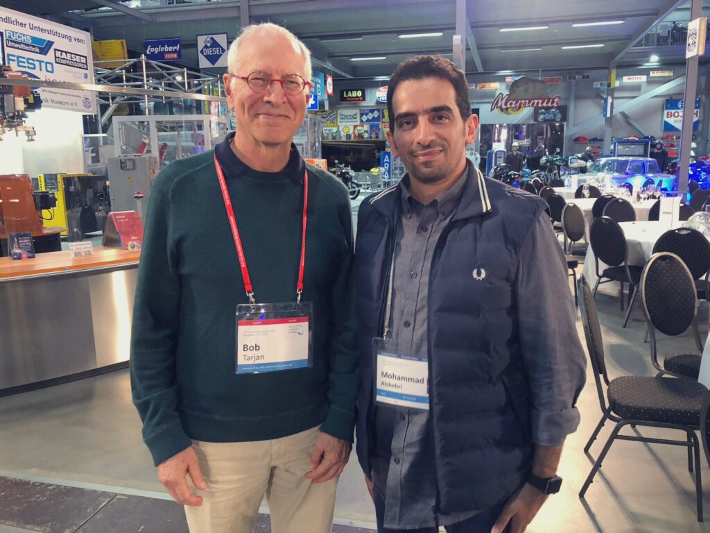 Dr_Alshehrii's tweet photo. #Day3 @HLForum nice talk about how much trusted the #autonomous_systems and It was glad to meet & discuss with the laureates of #computer_science #Robert_Tarjan, @JeffDean & #Shwetak_Patel. #HLF19 https://t.co/c645aCqJnd