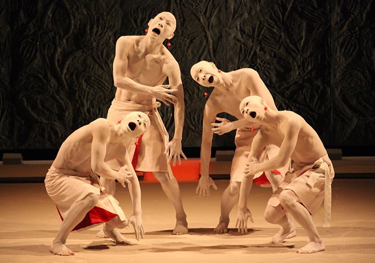 JHLosAngeles's tweet photo. On Saturday, Oct. 6, @sankaijuku return to @CAP_UCLA with Ushio Amagatsu's "Meguri: Teeming Sea, Tranquil Land," a poetic meditation on the passage of time. Enter promo code SNJK15 for 15% off on tix: https://t.co/Jj0ouHEszb #CAPUCLA #UCLAArts https://t.co/y8T4BxKtiV