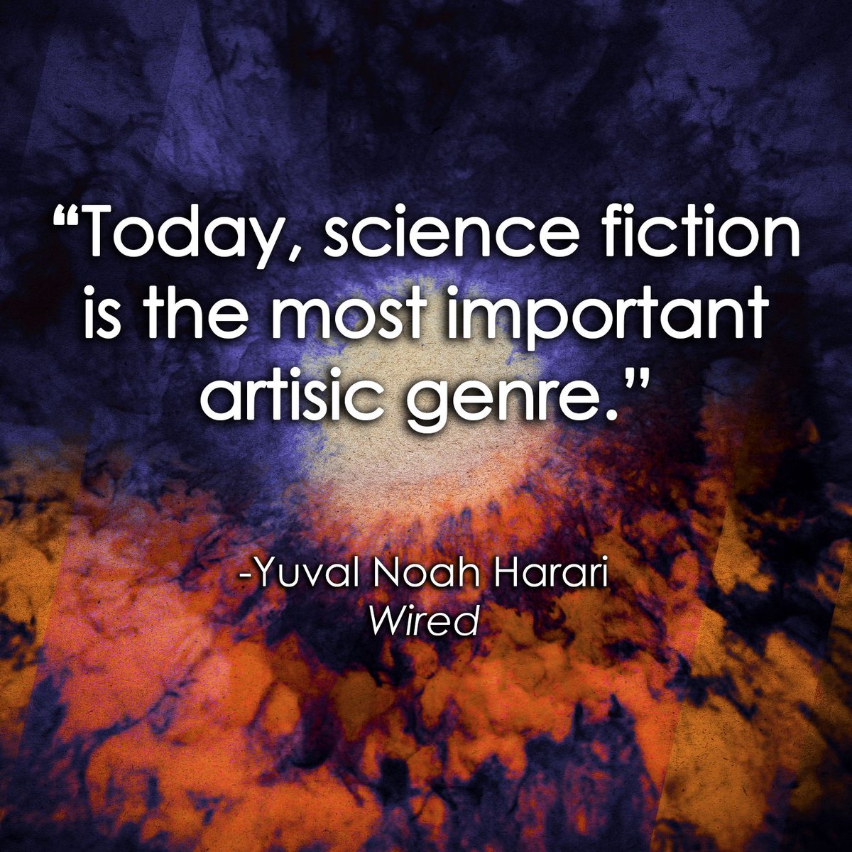 Historian Yuval Noah Harari is making waves in his study on the role of science fiction in our lives. In a recent @Wired article, Harari discusses the necessity of this dynamic artform with @geeksgalaxy. Link below.#SciFiPower #CatalystFilmProject #FindYourPower #DiversityInFilm