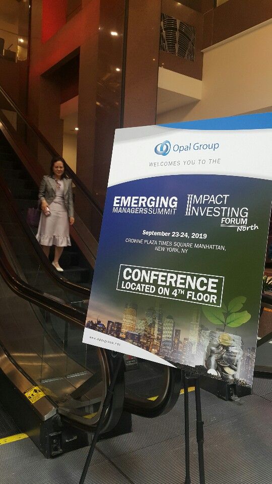 TheAsterClub's tweet image. #AsterClub through its Founder #LeahZveglich was at the #OpalImpactInvestingForum in NY. She shared her insights on how families are investing in environmental preservation while building an inclusive and circular economy.