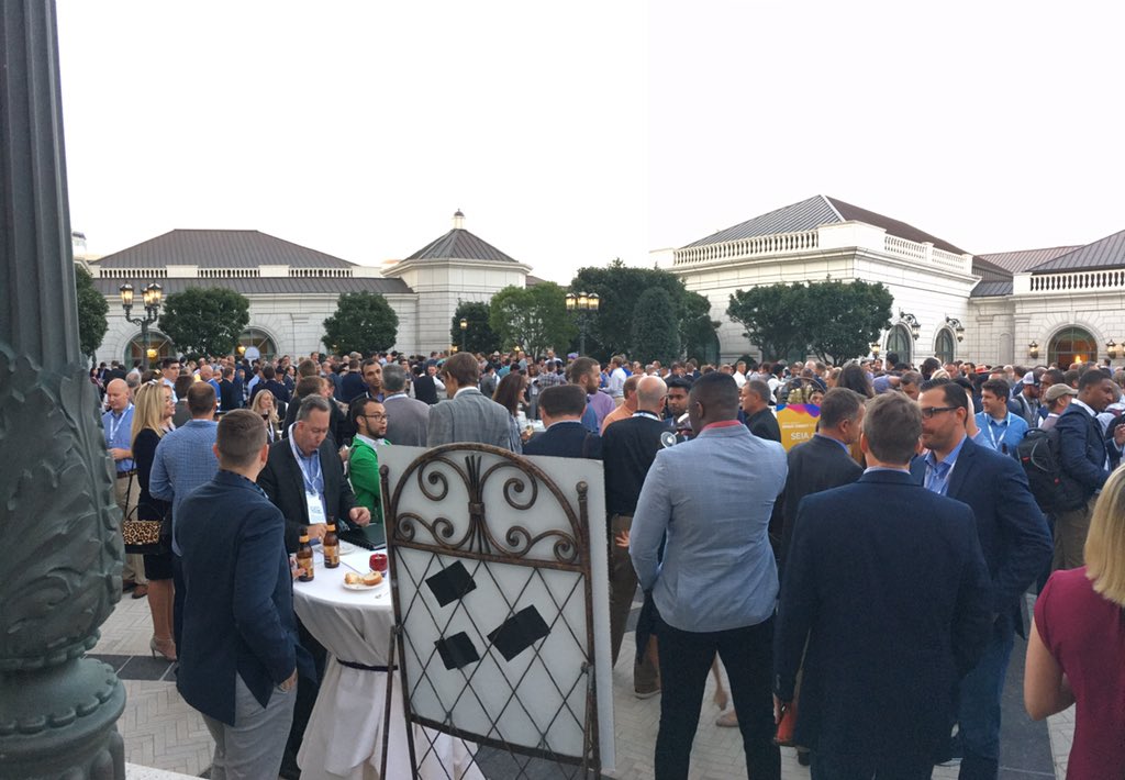 Breiter_Planet's tweet photo. Beautiful night for networking last night at the fantastic Grand America Hotel. @SPIConvention @GrandAmerica 

Can you spot our president Andrew Breiter-Wu?

#GreenJacket #Spicon #NASEW19 #TechSymp #ESIcon https://t.co/NYkIQJiv8C