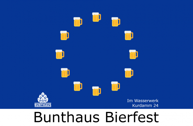 bunthaus's tweet photo. Endlich ist es wieder soweit!
Am 03. &amp; 04.10.2019 wollen wir unser 4. Bierfest mit Euch feiern. Zum Tag der Deutschen Einheit feiern wir den Tag der Europäischen Bierkultur. https://t.co/IaKVkSju56