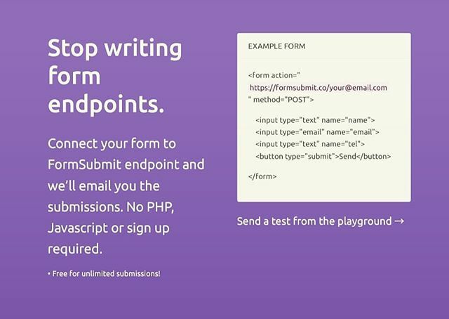 DevroLABS's tweet image. Why are you still struggling with your contact form? 
3100+ websites already integrated FormSubmit for their contact forms.
formsubmit.co

#formsubmission #formtoemail #formsubmit #form #email ift.tt/2lfe4KR