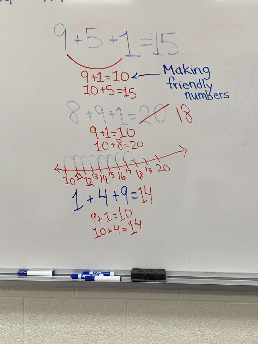MsFHussain's tweet image. Love number talks b/c Ss get excited to share their own thinking, develop their communication skills, and learn new strategies! #friendlynumbers