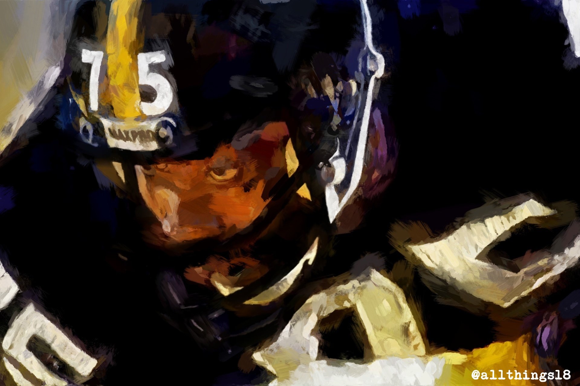 Happy 73rd Birthday to Joe Greene, who might simply be the baddest man to ever step on a football field. 
