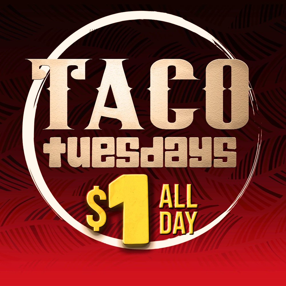 CocoBarEP's tweet photo. We have the best #TacoTuesday in town!!
It's all about taste while enjoying some #DiscadaTacos pair your order with your favorite drink!!
#LunchTime 11AM-2PM #HappyHour 2-7PM!!
#CocoLovesYou #ElPaso #ItsAllGoodElPaso https://t.co/UPn0vgseue