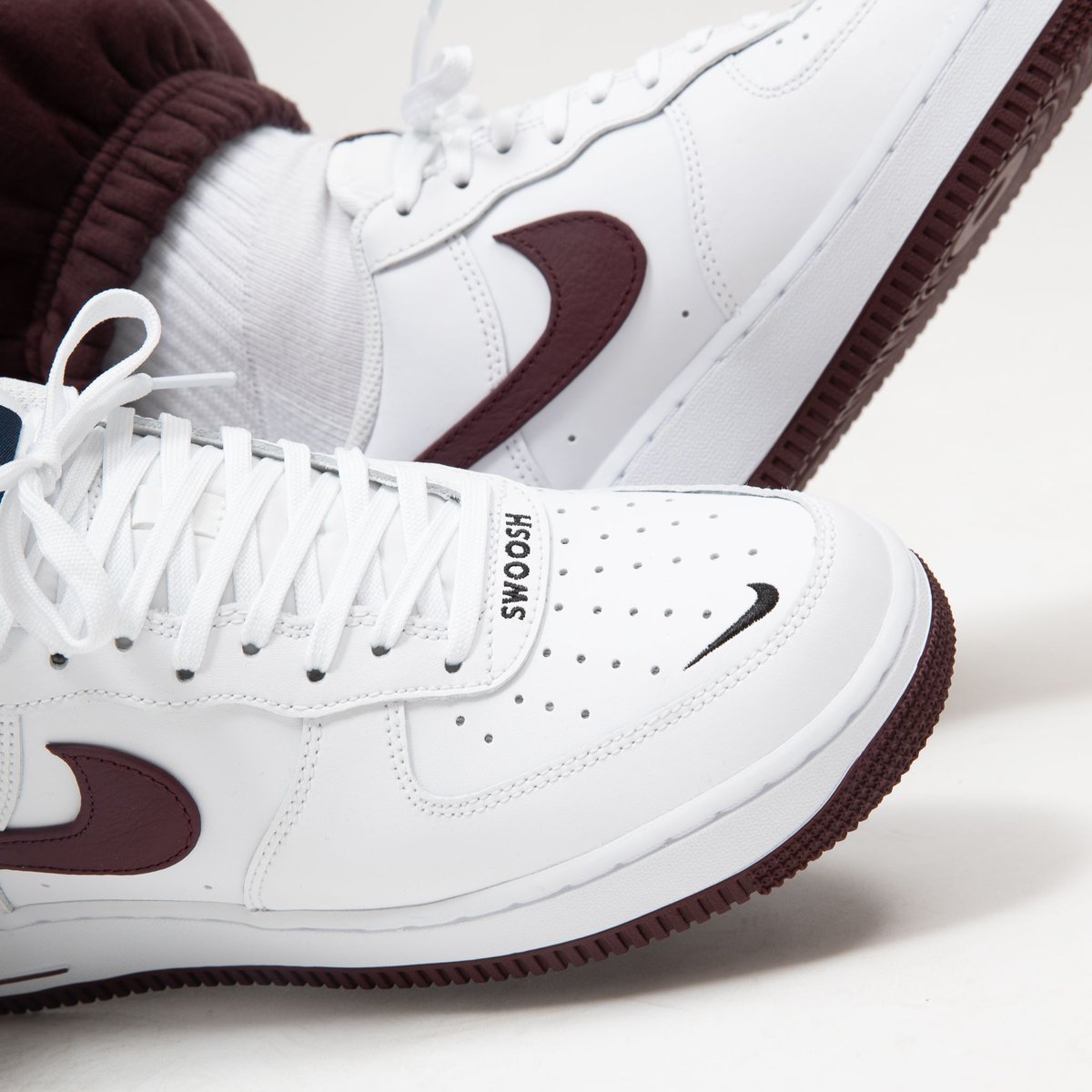 air force 1 lv8 trainers white night maroon obsidian