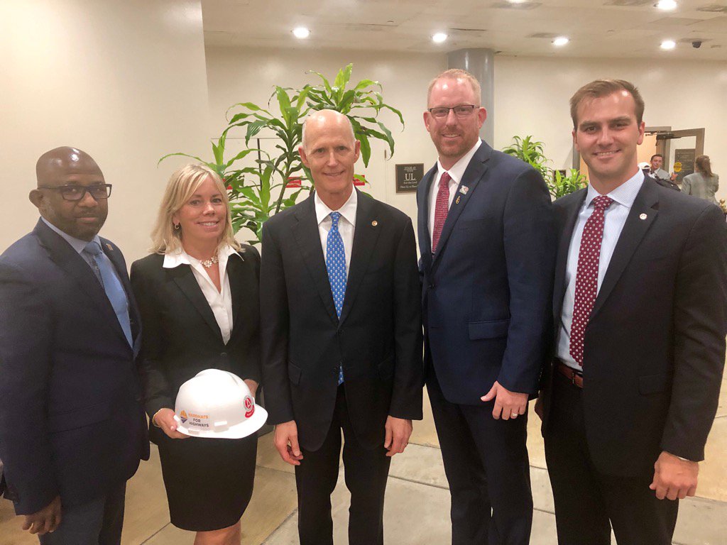 AGC_FEC's tweet photo. TY @SenRickScott for meeting with us today on @AGCofA priority issues: Immigration/Workforce Ed/Highway Trust Fund https://t.co/VKROzwN0cc