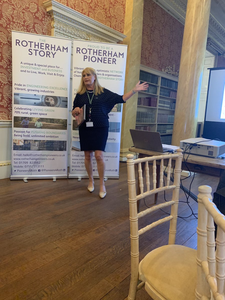 JilltyWhite's tweet photo. Soo I started my day inspired by 3 great female speakers at our #Connect3D event and I ve finished it with another three! Bravo Jackie Freeborn @Pioneers4Roth, @Julie_Kenny1 and #SarahMcleod from @Wentworth_House Hats off to all of you. #rotherhamiswonderful https://t.co/8jdgE0607j