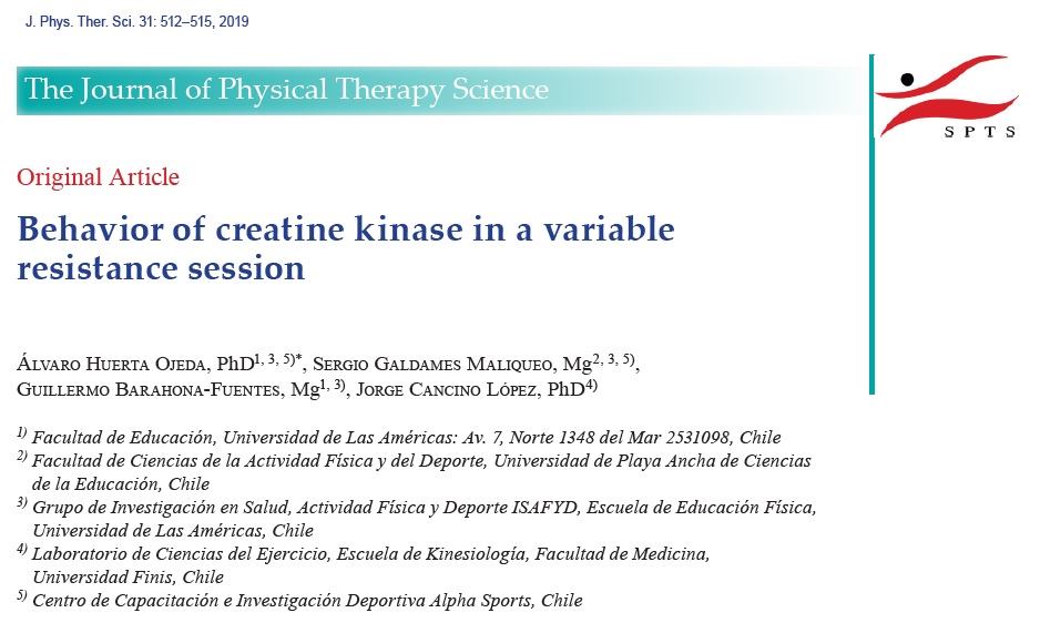 <a href="/G_ISAFYD_UDLA/">Grupo ISAFYD UDLA</a>, se registró con una publicación en  prestigiosa revista Japonesa The Journal of Physical Therapy Science. A cargo del Dr <a href="/AlvaroHOjeda/">Álvaro Huerta Ojeda</a>, y con la colaboración del Mg. <a href="/danielbarahonaf/">G. Daniel Barahona-Fuentes</a>, Mg. Sergio Galdames Maliqueo y Dr Jorge Cancino López. <a href="/UDLA_CL/">UDLAChile</a> <a href="/UDLAInvestiga/">Investigación UDLA</a>