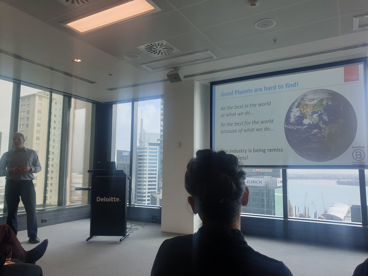 Eagle Product pitching next <a href="/iin_nz/">Impact Investing Network NZ</a> <a href="/soul_capital/">Soul Capital</a>. A great <a href="/BCorporation/">B Lab</a> addressing significant environmental &amp; social issues in medical &amp; food safety #impactinvesting