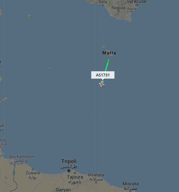 scandura's tweet photo. @RadioRadicale 3โฃ
2019-09-24
1049z โฑ๏ธ12:49 CEST
๐ฉ๏ธ AFM ๐ฒ๐น Armed Forces of Malta B200 #AS1731, departed from Luqa headIng WSW
#migrants #Libya #migranti #Libia https://t.co/m7Xla3WrAb
