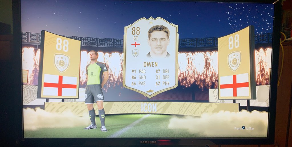 DROD7710's tweet photo. First icon of the season 👀👀 #draftpacks #FIFA20 #FUT https://t.co/vQeGapmMcJ