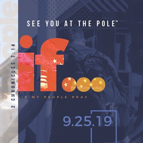 Tomorrow at 7AM, a student led See You At The Pole event will be held in front of the NR Middle School at the flag pole. ALL students and adults are invited to circle up right at 7AM to pray for our nation. Dunkin Donuts will be the treat:) #syatp