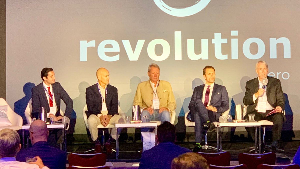Brian Flynn wakes up the Revolution.Aero crowd after lunch with a discussion on new business opportunities in Business Aviation. Should be a good primer on the new tech which we may see at NBAA in a few weeks.

#aviation #revolutionaero #AvGeek #BizAv #NBAA #NBAA19