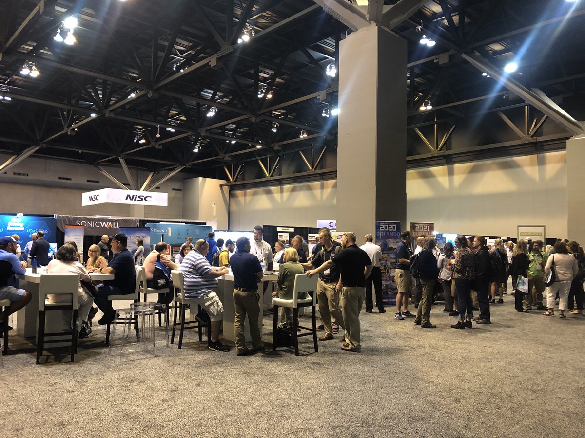 NISC_coop's tweet photo. Join us this evening in the Pavilion for our Partner Reception! Enjoy some refreshments and visit with our valued #2019MIC partners! #NISCnext https://t.co/bjULviBmEl