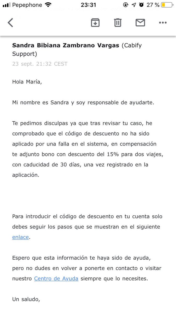 meriiflu's tweet photo. Segunda promoción de @cabify_espana que “por error” no se aplica. Dejad de robar y de hacer publicidad falsa. https://t.co/dECVKAU2iA