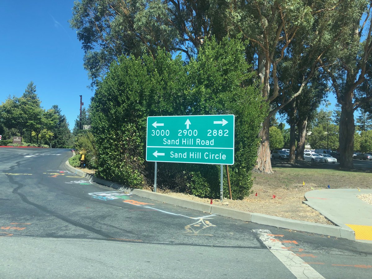 Sandhill Road, Menlo Park, CA; the birthplace and epicentre of global venture capital since the 1950s. And site of some of our visits today. 😁
