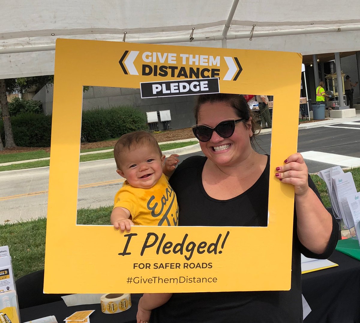 Last weekend we joined the <a href="/ILTollway/">Illinois Tollway</a> and <a href="/ISPDistrict15/">ISP D-15 Downers Grove</a> to spread the word about the importance of following #ScottsLaw. We were so grateful for the enthusiasm of everyone who took the pledge and joined the movement for safer roads in Illinois! #MoveOver #GiveThemDistance