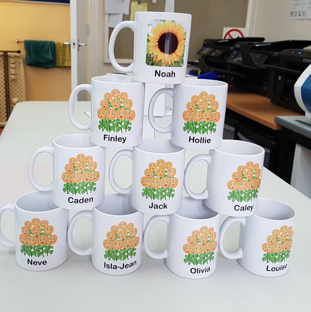 Mugs Printed here <a href="/jjpprintpock/">JJP Print</a> .
From one Personalised Mug, Team Mugs, charity event or company mugs.
#mugs #letshaveabrew #tea #coffee #brewtime #printedmugs #photogift #photomug