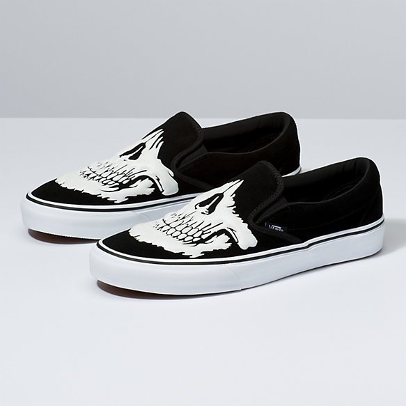 vans slip on jaw bones