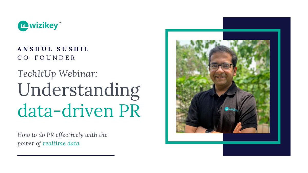 Biggest reason, founders don't leverage the #powerofpr is that they don't measure it. I will attempt to answer how you could do for your startup, venture capital or your business. This webinar is happening today at 11 am. 
Register: lnkd.in/ffrb-Ak