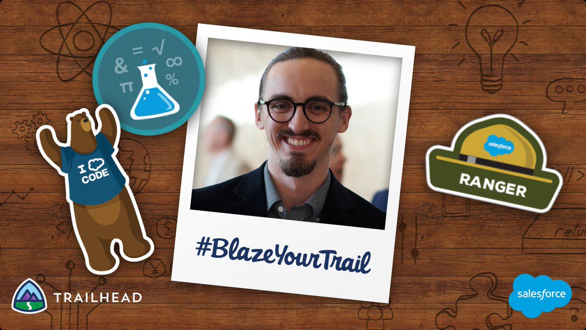 benjbrat93's tweet photo. I'm proud to be a #Trailblazer! From #Actor to #PowerUser to #AccidentalAdmin to #AdvancedAdmin! Happy to have found a job that allows me to be #creative, #analytical, and #technical. #BlazeYourTrail #AwesomeAdmin https://t.co/V3GYAvw0yx