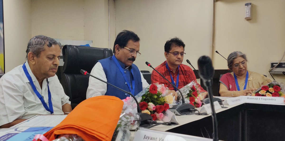 KamleshBarwal's tweet photo. It was wonderful to witness the release of New York-Bengaluru Vision Statement on Accreditation by @NAAC_India , an effort to mainstream &amp; accredit Yoga programmes in Higher Education Institutions in India &amp; abroad. Release by  Hon. Minister @shripadynaik ji @secymoayush @DrHRN https://t.co/W6HNuJZlpT
