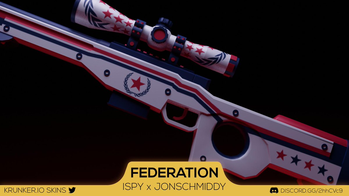 skins_io's tweet photo. ✅ AWM Federation, created by jonschmiddy &amp; @Its_The_iSpy. 📍Vote for it on the official #krunker discord! https://t.co/Ccpgr7aVtk @Sidney_de_Vries @Vince_de_Vries https://t.co/jeUZDcdKEh