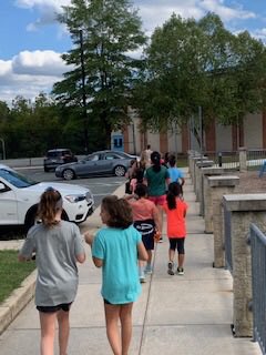 It is GOTR time...a.k.a. Girls on the Run has come to LES this fall! Thank you to all our coaches for a great first day!
