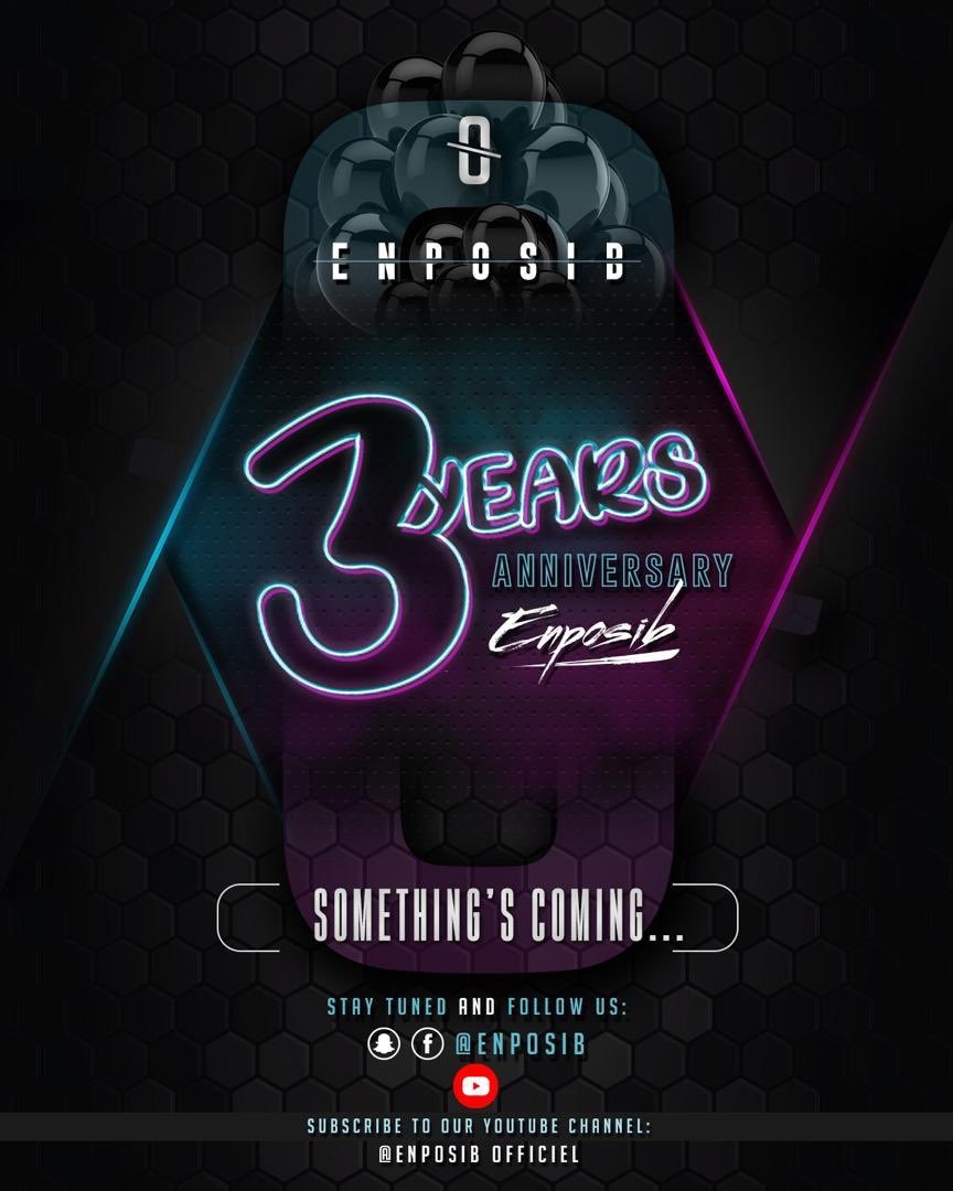 Tino103's tweet photo. Something’s coming ! 3 years anniversary ! #Enposib #3zan
#Anniversary #Kamasootra #StayTuned #DjazzOu https://t.co/GqRSPtkIRc