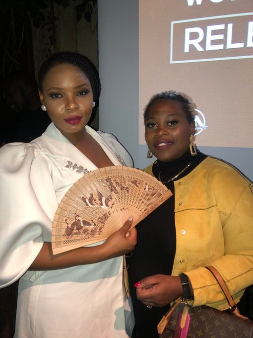 OfficielLoud's tweet photo. @christelleTMPP of #CMPROD and @yemialadee at release party of Women Of Steel in #Paris 🇳🇬👏🎼😍🇨🇩
#LoudMusic https://t.co/noaXU9MEbo