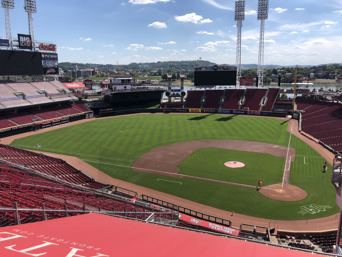 Final looks for the 2019 season. Three games starting today against the Brewers and our Farewell to Marty. #FarewellMarty #Reds #BornToBaseball