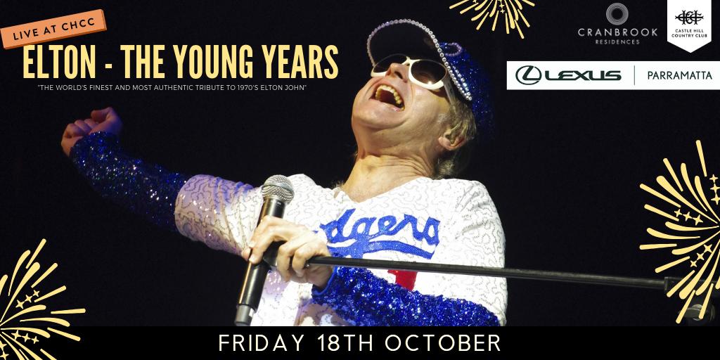 Witness "The world's finest and most authentic tribute to 1970's Elton John" at CHCC!
⁠⁠⁠
Please visit chcc.com.au or phone us on (02) 9634 2499 for full T&amp;C’s! 

#chcc #eltonjohn #hillsshire #livemusic #cranbrookresidences #lexusofparramatta⁠