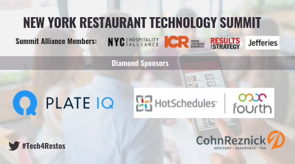 CohnReznick's tweet photo. A special thanks to all our sponsors who made this year's New York Restaurant Technology Summit possible! #tech4restos https://t.co/mK6KHD7xtI