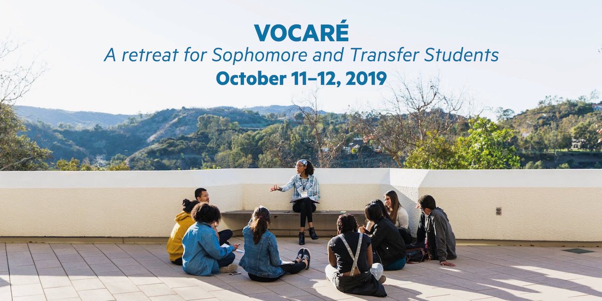 LMUCareers's tweet photo. Sophomores and Transfer students, join CPD at VOCARÉ Oct 11-12 to reflect on who you are, who you want to be, and how to make the most of your time on the bluff. 🦁 This retreat is like no other - you don’t want to miss it! Register here ⬇️ https://t.co/jXauuYlT2M https://t.co/lNZ36F5aJO